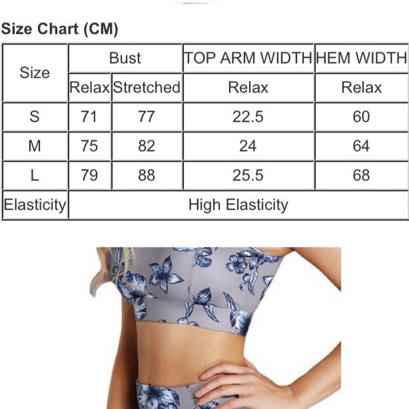 Floral Print High Neck Racerback Sports Bra - Picture 5 of 6